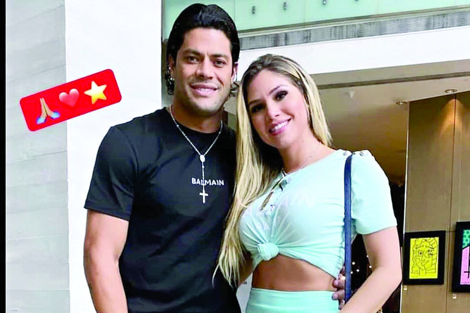 Hulk com a sobrinha da 'ex'