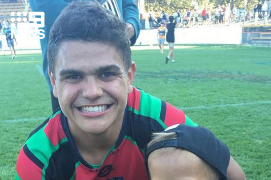 Menino de 9 anos já conheceu uma estrela de rugby australiano.