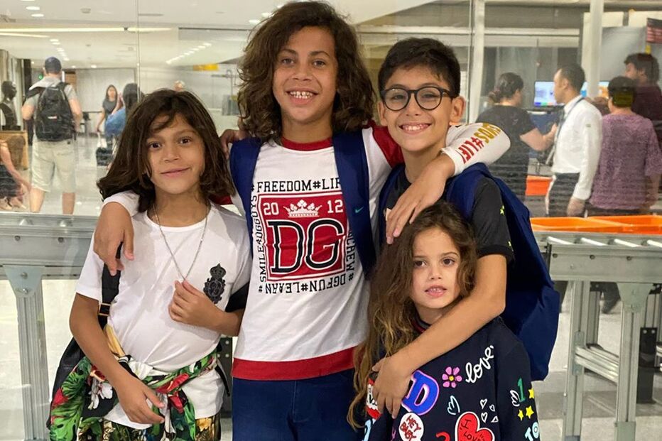 Iran Ângelo viaja com os filhos e a irmã para a República Dominicana