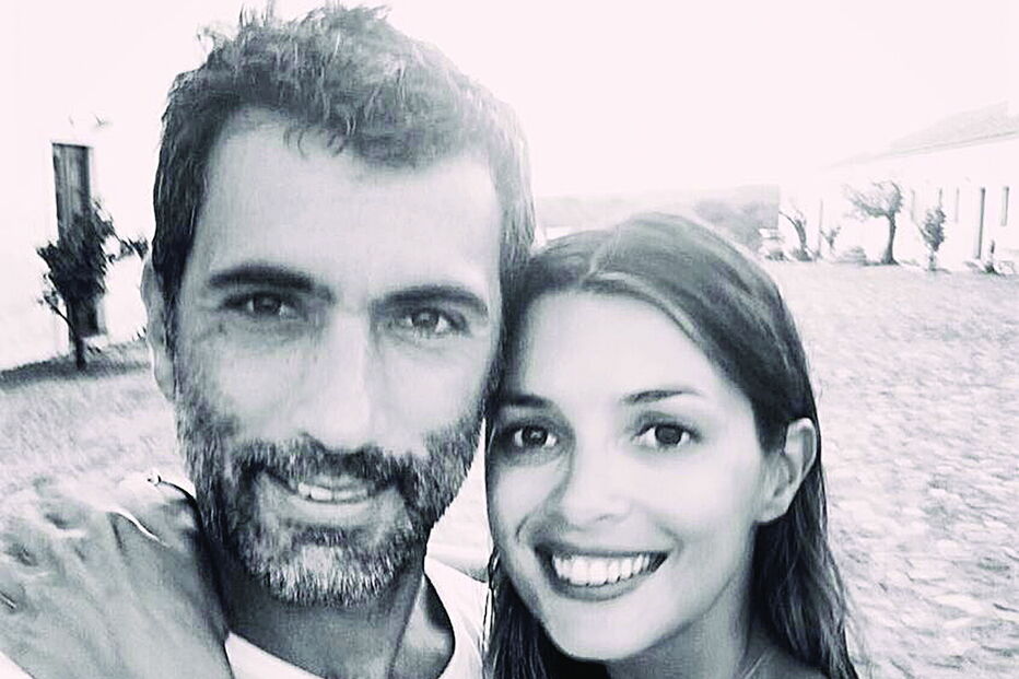 Maria Cerqueira Gomes e o ex-companheiro António Miguel Cardoso