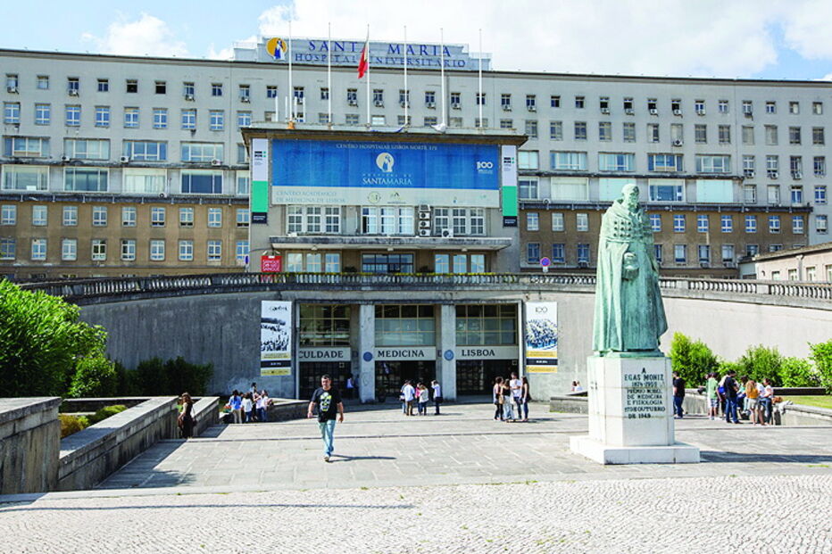 Foi levado para o Hospital St.ª Maria 