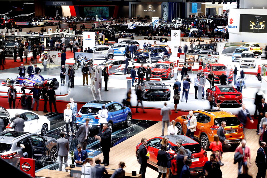 salão Automóvel na Suíça