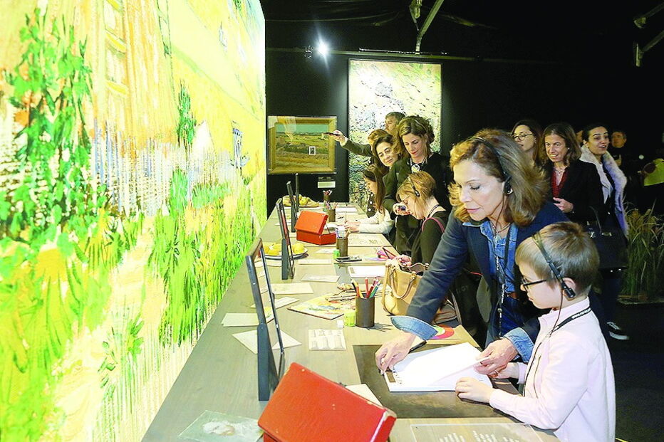 Exposição ‘Meet vicent van gogh’ está dividida em várias galerias, cada uma delas dedicada a um período da vida do artista holandês, considerado um dos grandes mestres da pintura. pode ser vista todos os dias, das 10h00 às 19h00.  