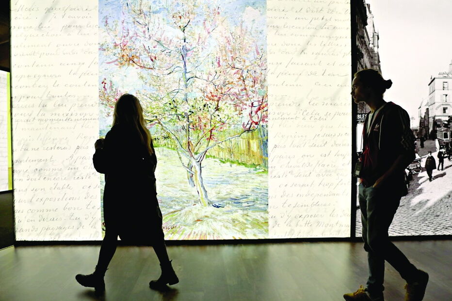 Exposição ‘Meet vicent van gogh’ está dividida em várias galerias, cada uma delas dedicada a um período da vida do artista holandês, considerado um dos grandes mestres da pintura. pode ser vista todos os dias, das 10h00 às 19h00.  