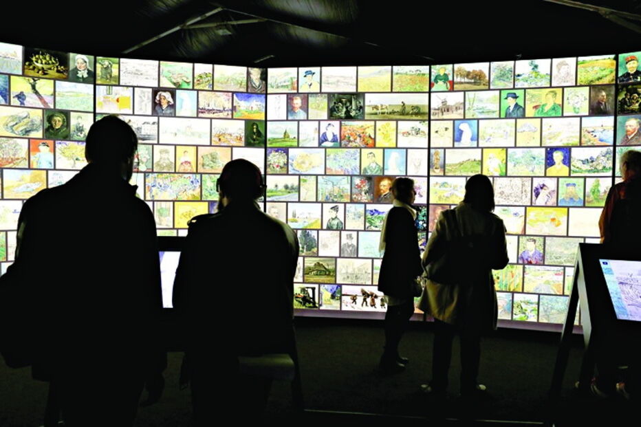 Exposição ‘Meet vicent van gogh’ está dividida em várias galerias, cada uma delas dedicada a um período da vida do artista holandês, considerado um dos grandes mestres da pintura. pode ser vista todos os dias, das 10h00 às 19h00.  