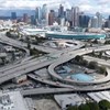 Imagens mostram diminuição do trânsito em Los Angeles devido ao coronavírus