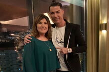 Dolores Aveiro com o filho