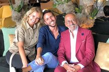 Ruben Correia com Cristina Ferreira e Manuel Luís Goucha