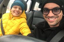 Alberto Índio e a filha