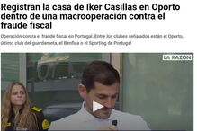 Como a imprensa espanhola viu as buscas a casa de Iker Casillas no Porto por suspeita de fraude fiscal