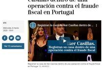 Como a imprensa espanhola viu as buscas a casa de Iker Casillas no Porto por suspeita de fraude fiscal