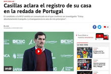 Como a imprensa espanhola viu as buscas a casa de Iker Casillas no Porto por suspeita de fraude fiscal