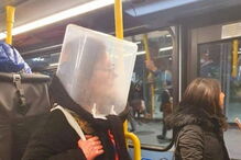 No Reino Unido instala-se o pânico e improvisam-se máscaras contra o coronavírus