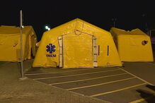 Hospital de campanha do INEM no São João	