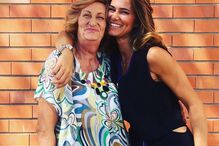 Cláudia Vieira e a mãe Susete