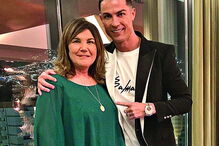 Cristiano Ronaldo com a mãe Dolores Aveiro	