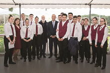 Estudantes da Escola Básica e Secundária de Idães, em Felgueiras, estiveram terça-feira com o Presidente Marcelo no Palácio de Belém