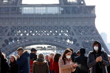 Máscaras contra o coronavirus em França