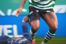 Wendel ficou com os genitais à mostra durante jogo de futebol