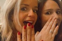 Madalena Brandão e Filipa Maló, que também está noiva