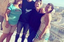 Dolores Aveiro, Cristiano Ronaldo, Katia Aveiro e Elma Aveiro