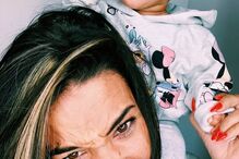 Joana Diniz com a filha Valentina