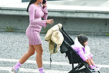 Georgina Rodriguez fura quarentena para passeio à beira-mar 