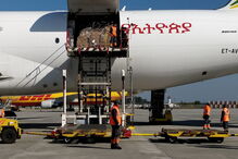 Primeiro avião com equipamento médico já chegou ao Porto	