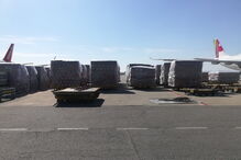 Primeiro avião com equipamento médico já chegou ao Porto	