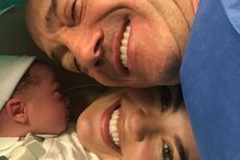 José Raposo e a filha, Lua