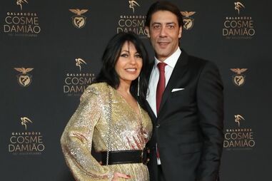 Rui Costa e a mulher Sandra