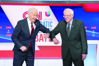 Joe Biden e Bernie Sanders