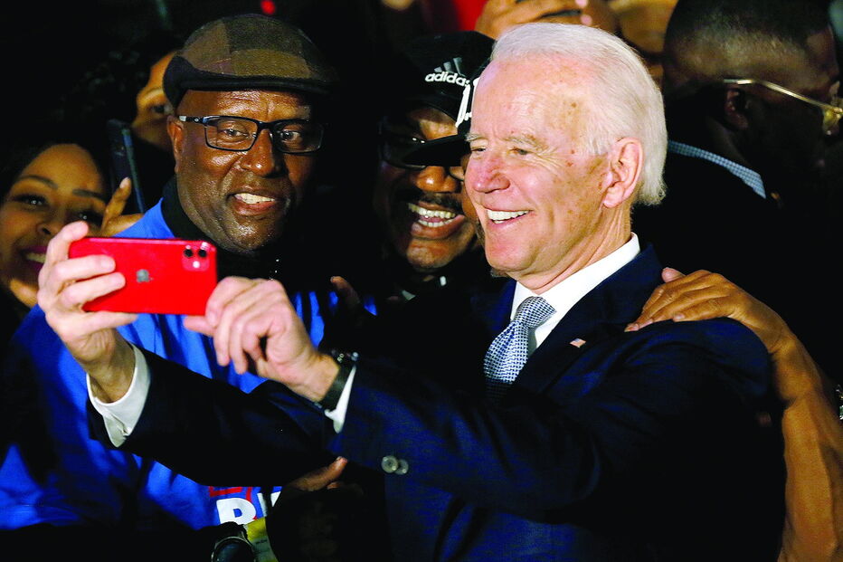 Joe Biden ganhou na Carolina do Sul, estado onde cerca de 60% do eleitorado democrata é negro e mais de metade tem acima de 40 anos