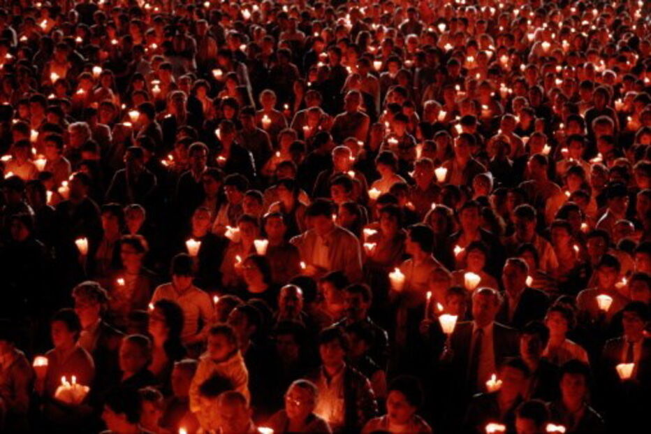 Peregrinos em Fátima