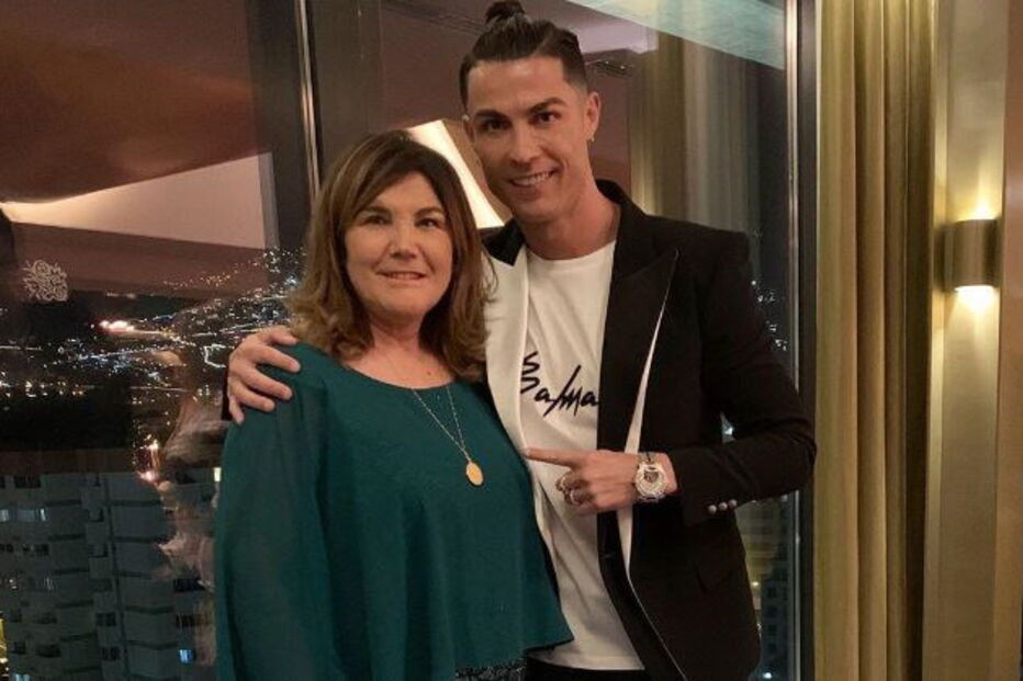 Dolores Aveiro com o filho