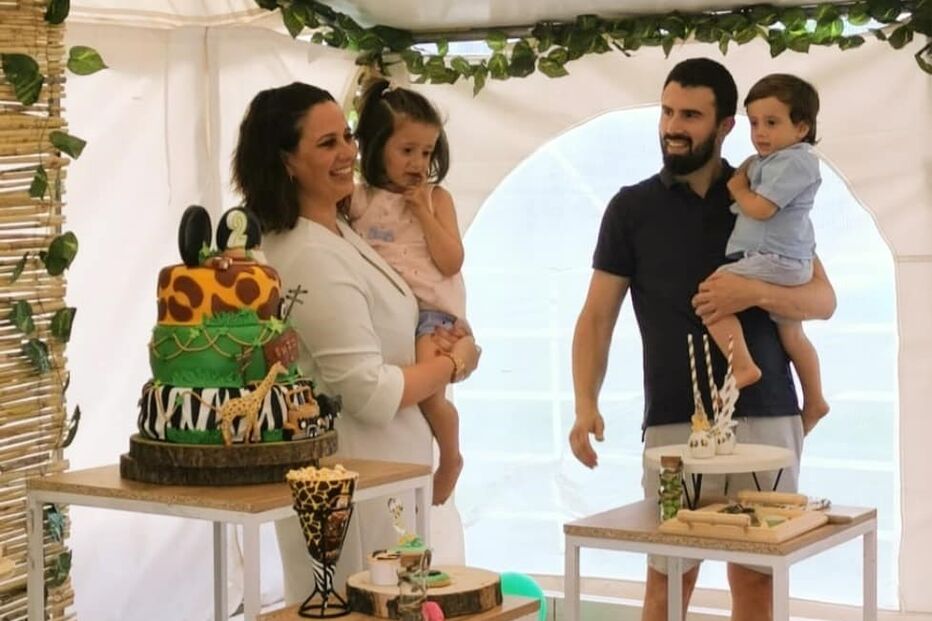 Daniela Pimenta, Pedro Mourato e os filhos.jpg