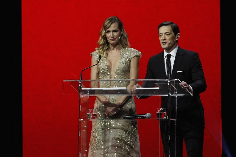 Fernanda Serrano apresentou a gala ao lado do jornalista Luís Costa Branco