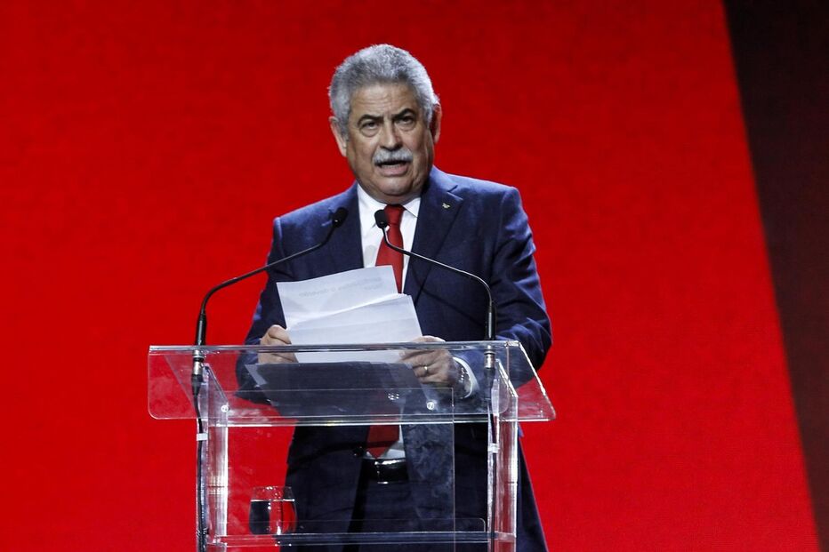 Luís Filipe Vieira discursou na gala