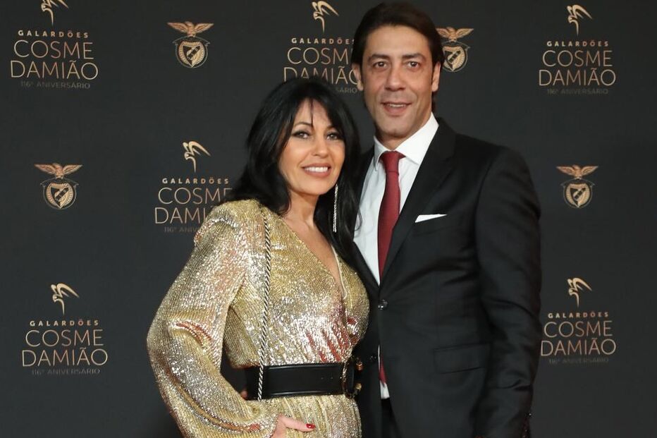 Rui Costa e a mulher Sandra
