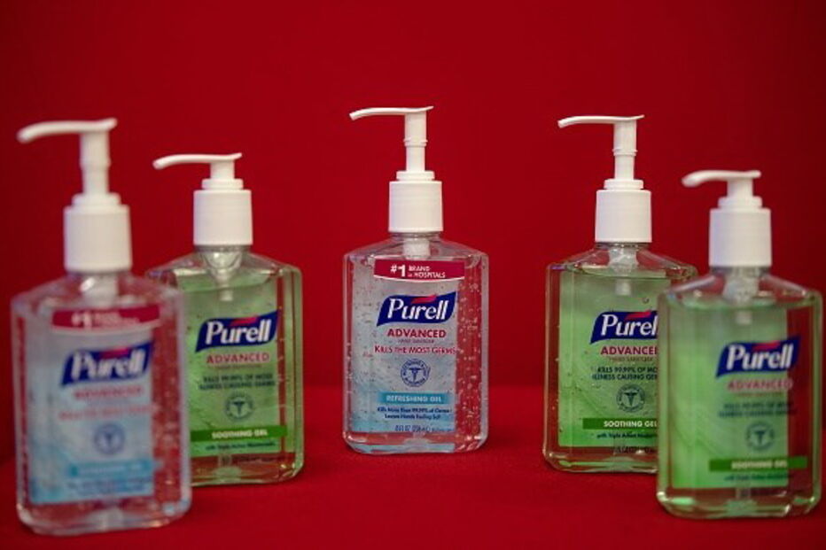 Gel de mãos Purell
