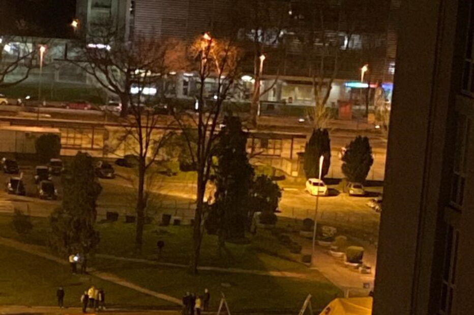 Hospital de campanha do INEM no São João	