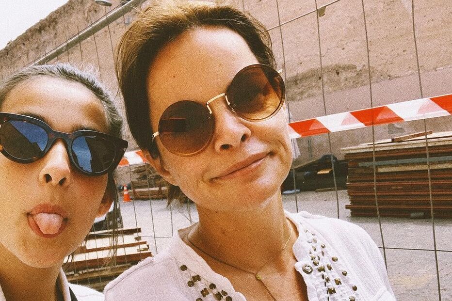 Mariana Cruz e a mãe Raquel Rocheta