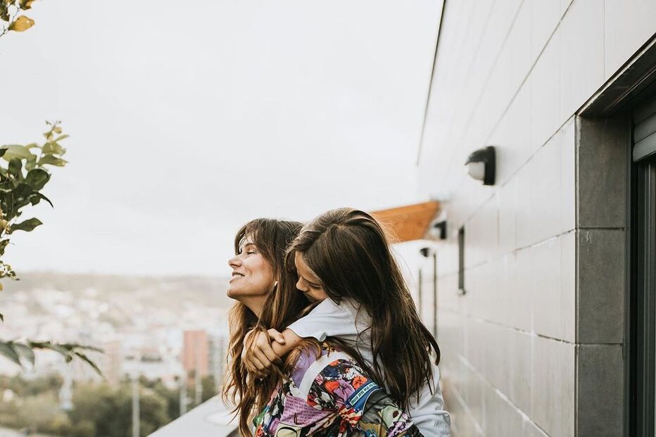 Cláudia Vieira e a filha Maria