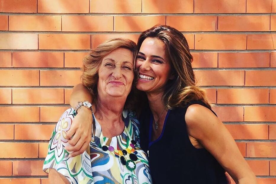 Cláudia Vieira e a mãe Susete