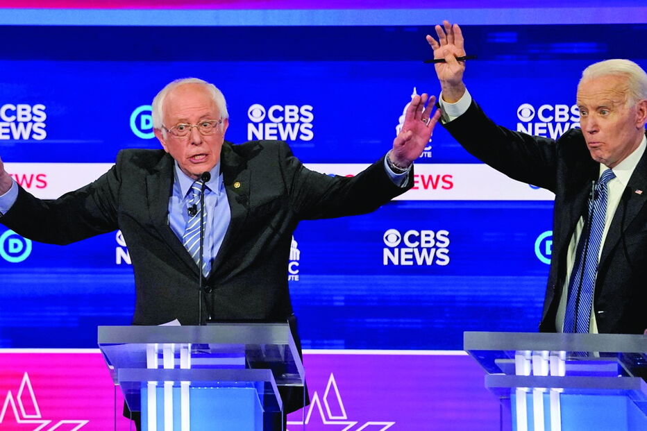 Bernie Sanders e Joe Biden