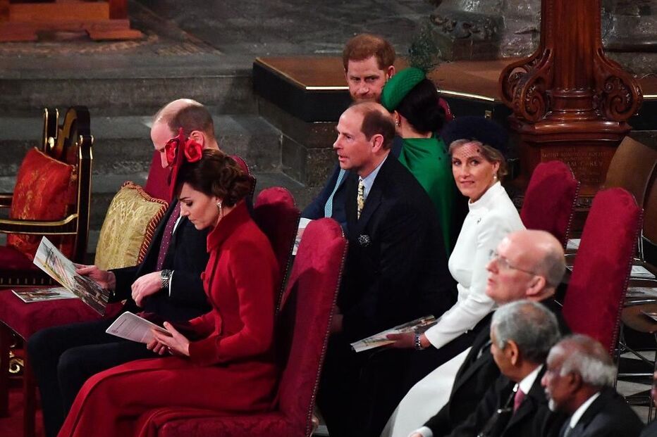 William e Kate, Meghan e Harry.jpg