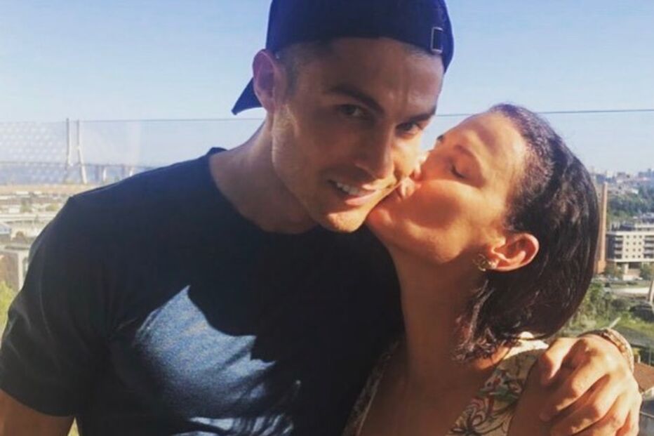 Elma Aveiro e Cristiano Ronaldo