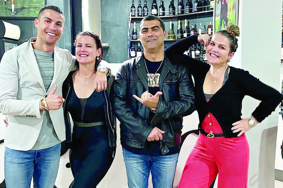 Irmãos Aveiro felizes e unido no Funchal 