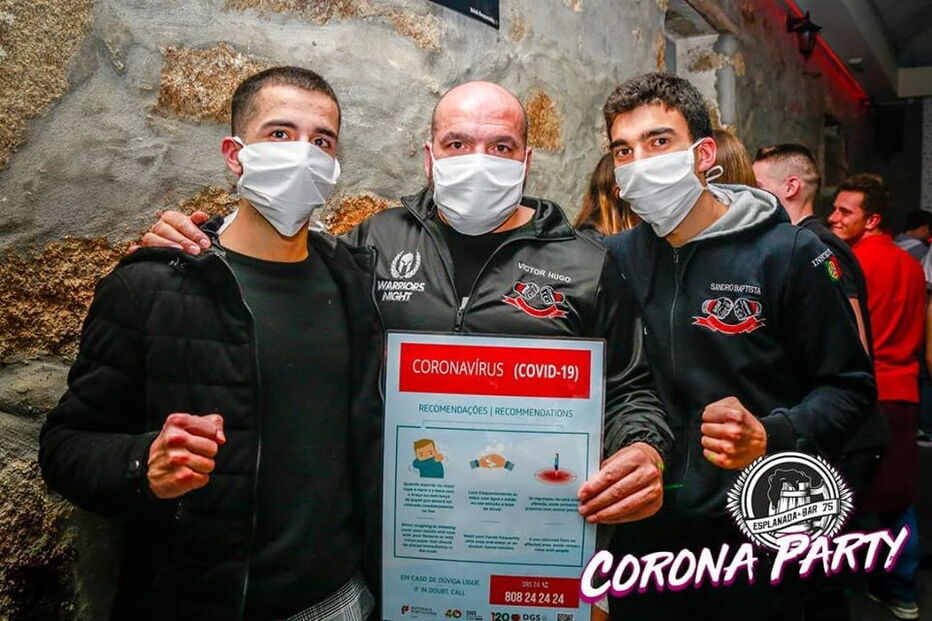 Bar em Santa Maria da Feira organiza festa temática sobre o coronavírus