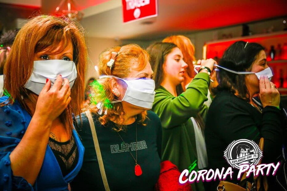 Bar em Santa Maria da Feira organiza festa temática sobre o coronavírus